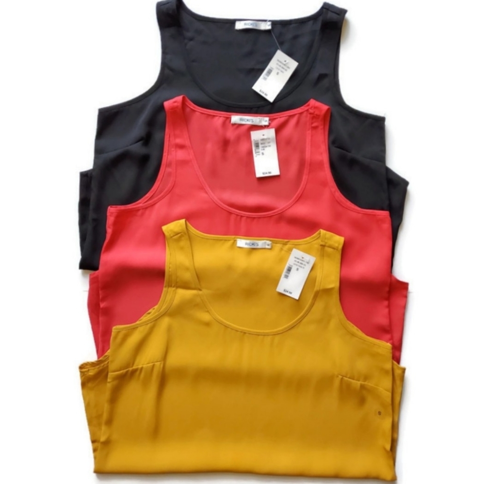 Bundle of 3 NWT Layering Camis